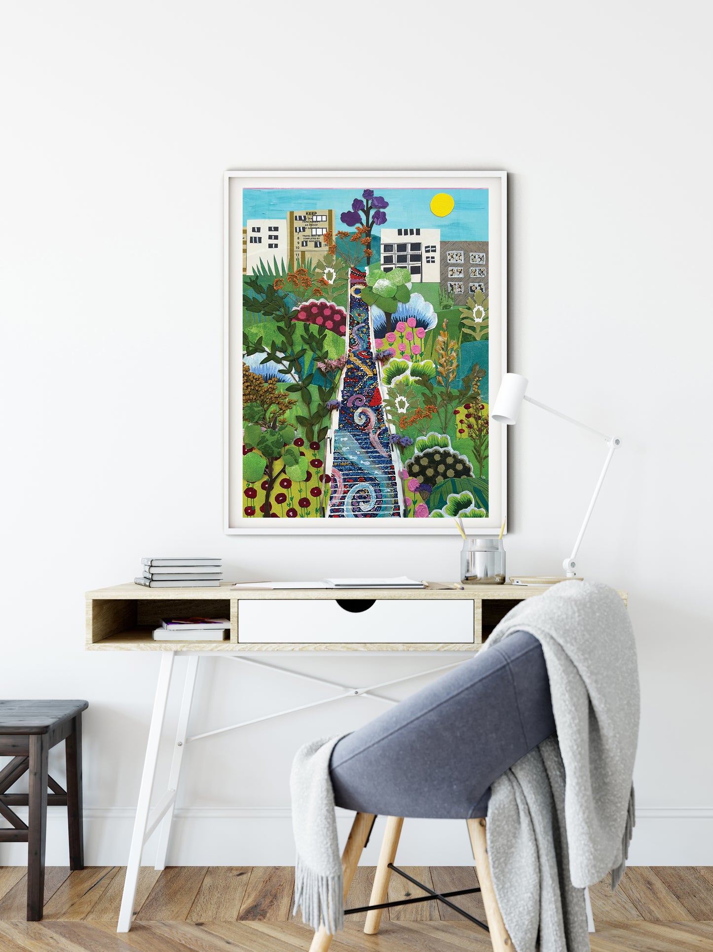 16th Ave Tiled Steps San Francisco – Large Scale Art Print or Canvas