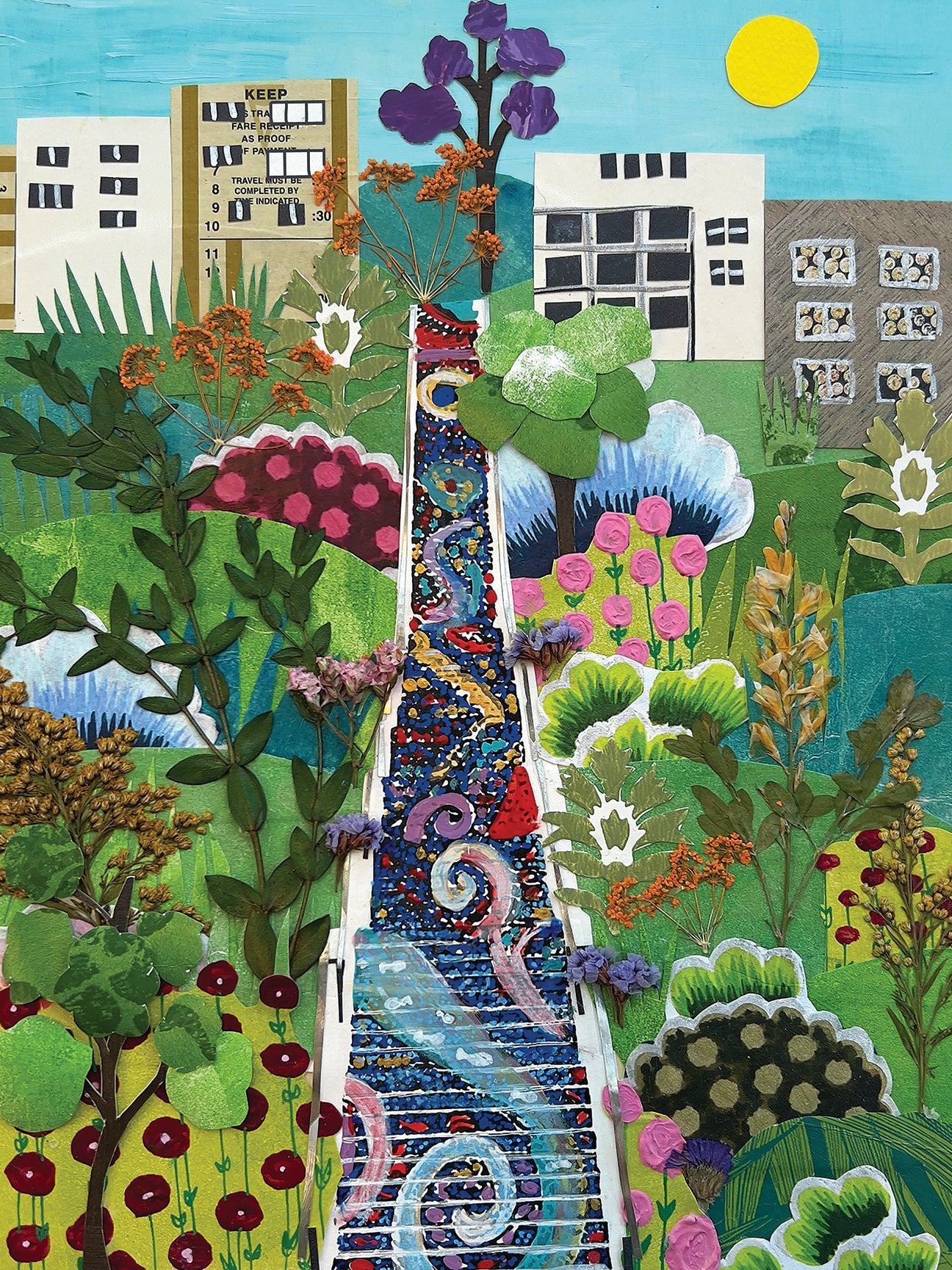 16th Ave Tiled Steps San Francisco – Large Scale Art Print or Canvas