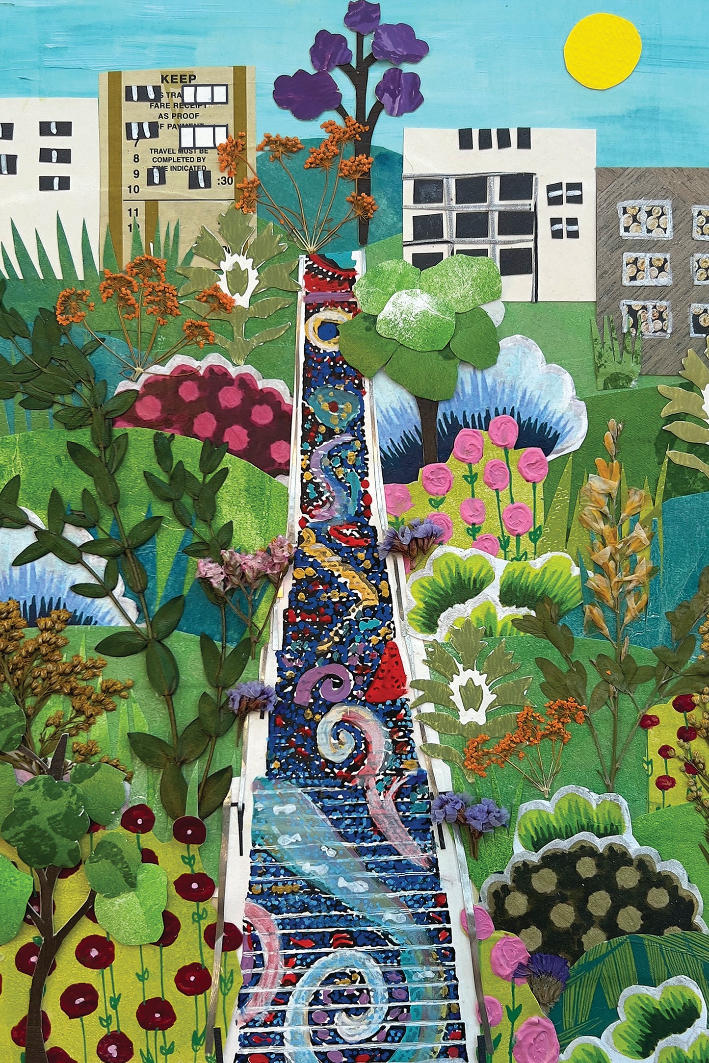 16th Ave Tiled Steps San Francisco – Large Scale Art Print or Canvas