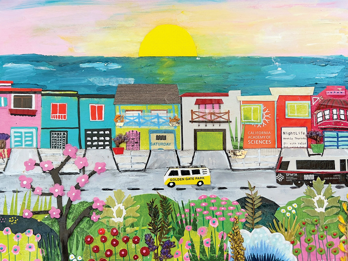 The Sunset, SF – Large Scale Art Print or Canvas