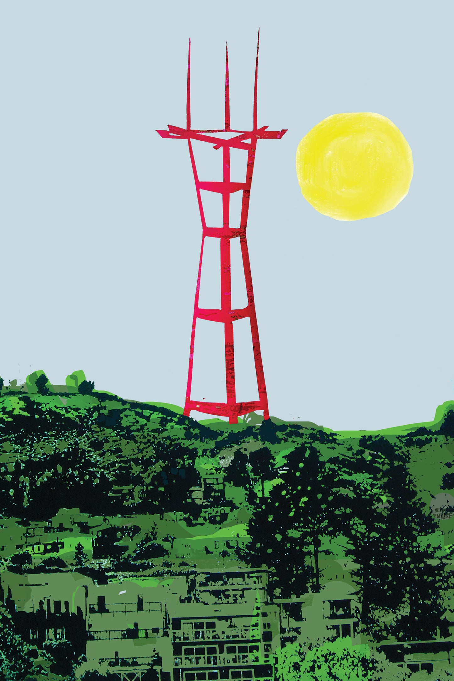Sutro Tower– Large Scale Art Print or Canvas