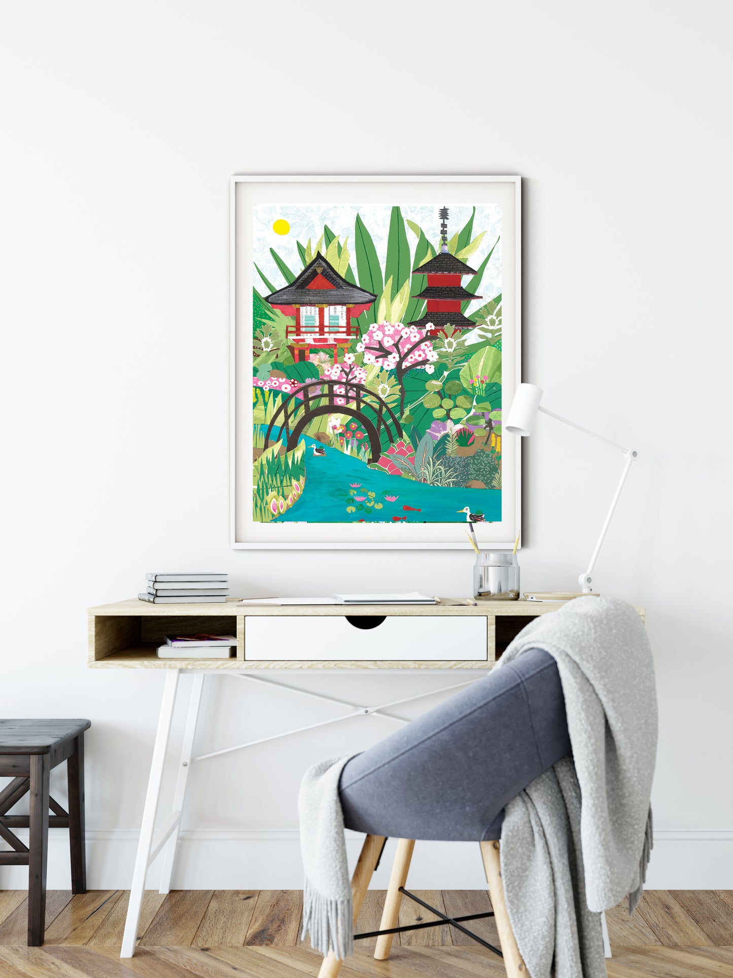 Japanese Tea Garden – Large Scale Art Print or Canvas