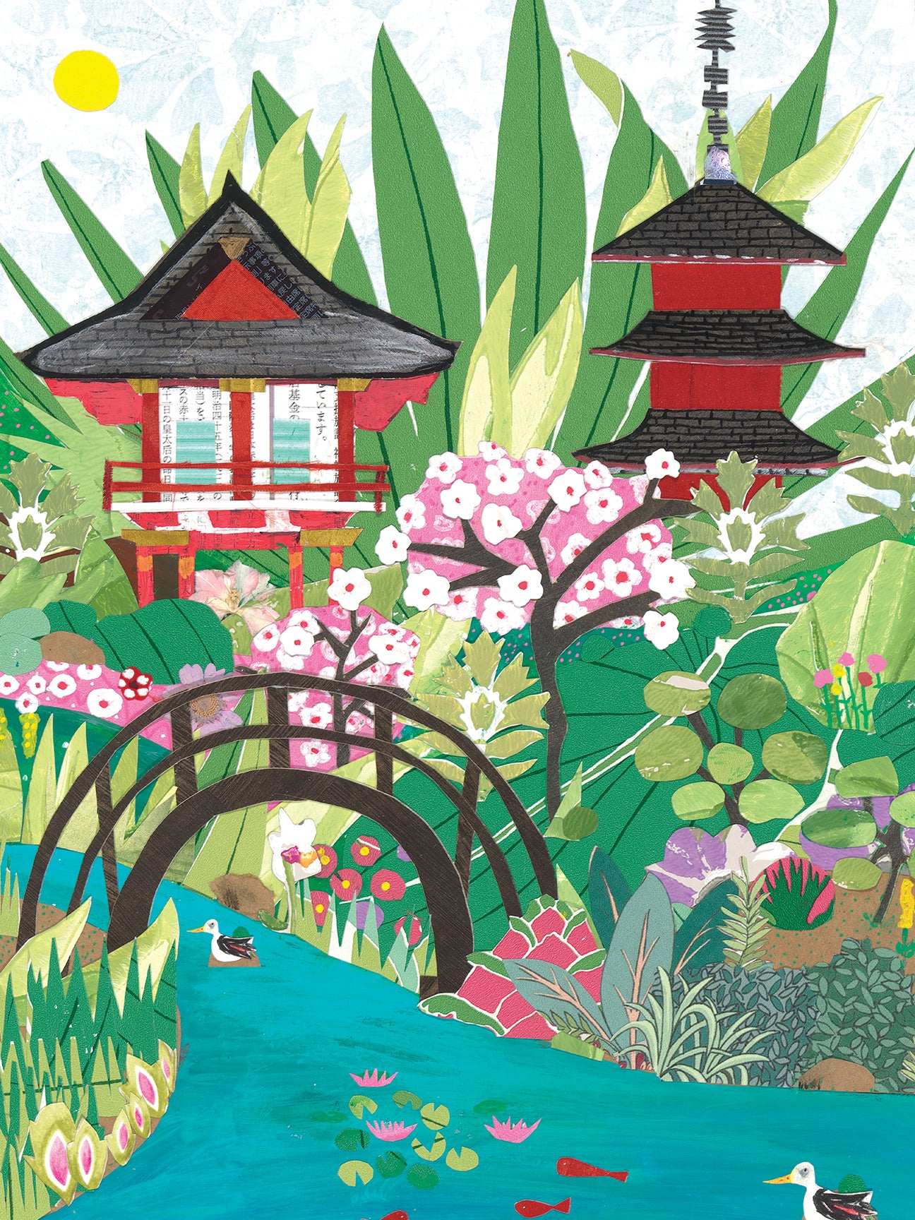 Japanese Tea Garden – Large Scale Art Print or Canvas