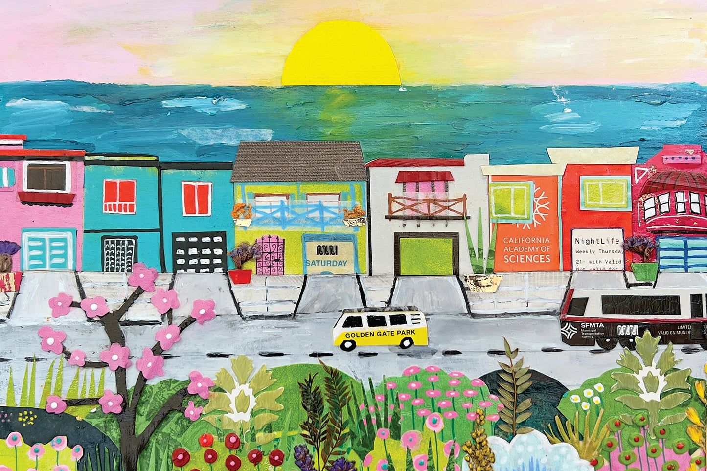 The Sunset, SF – Large Scale Art Print or Canvas