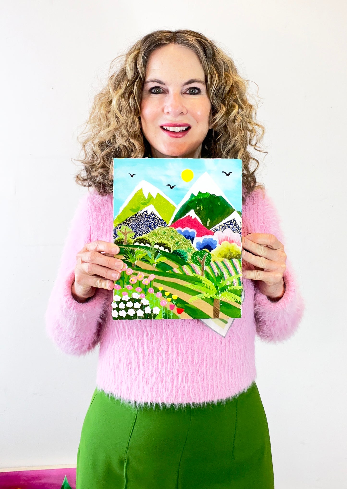 Original Artwork- Chilean Wine Country Collage