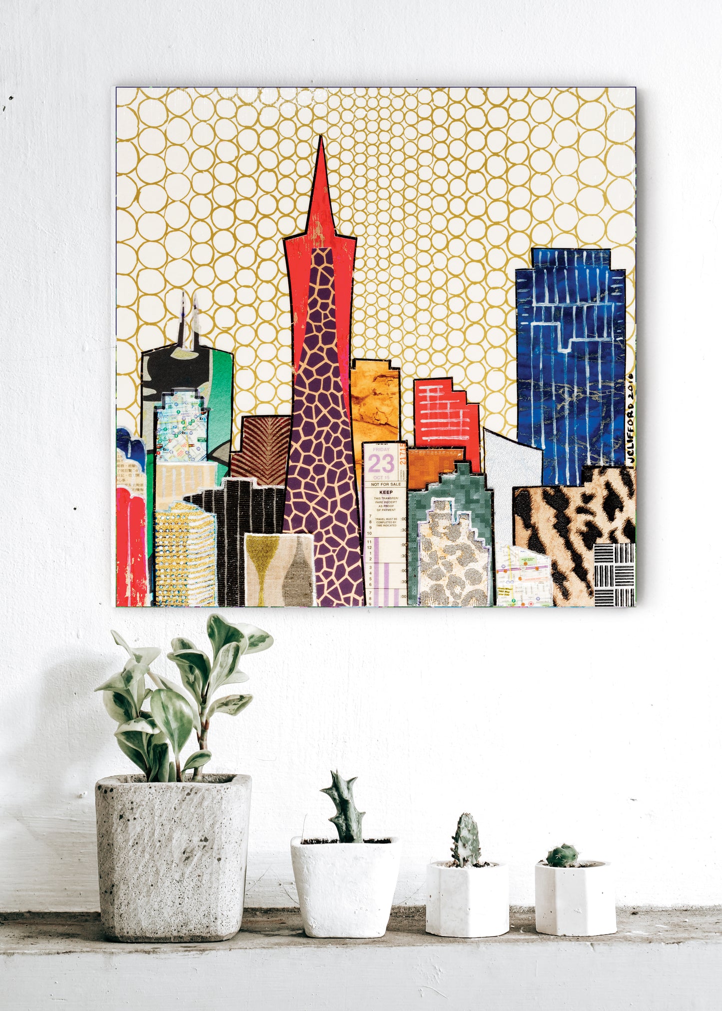 SF Skyline-- Large Scale Art Print or Canvas