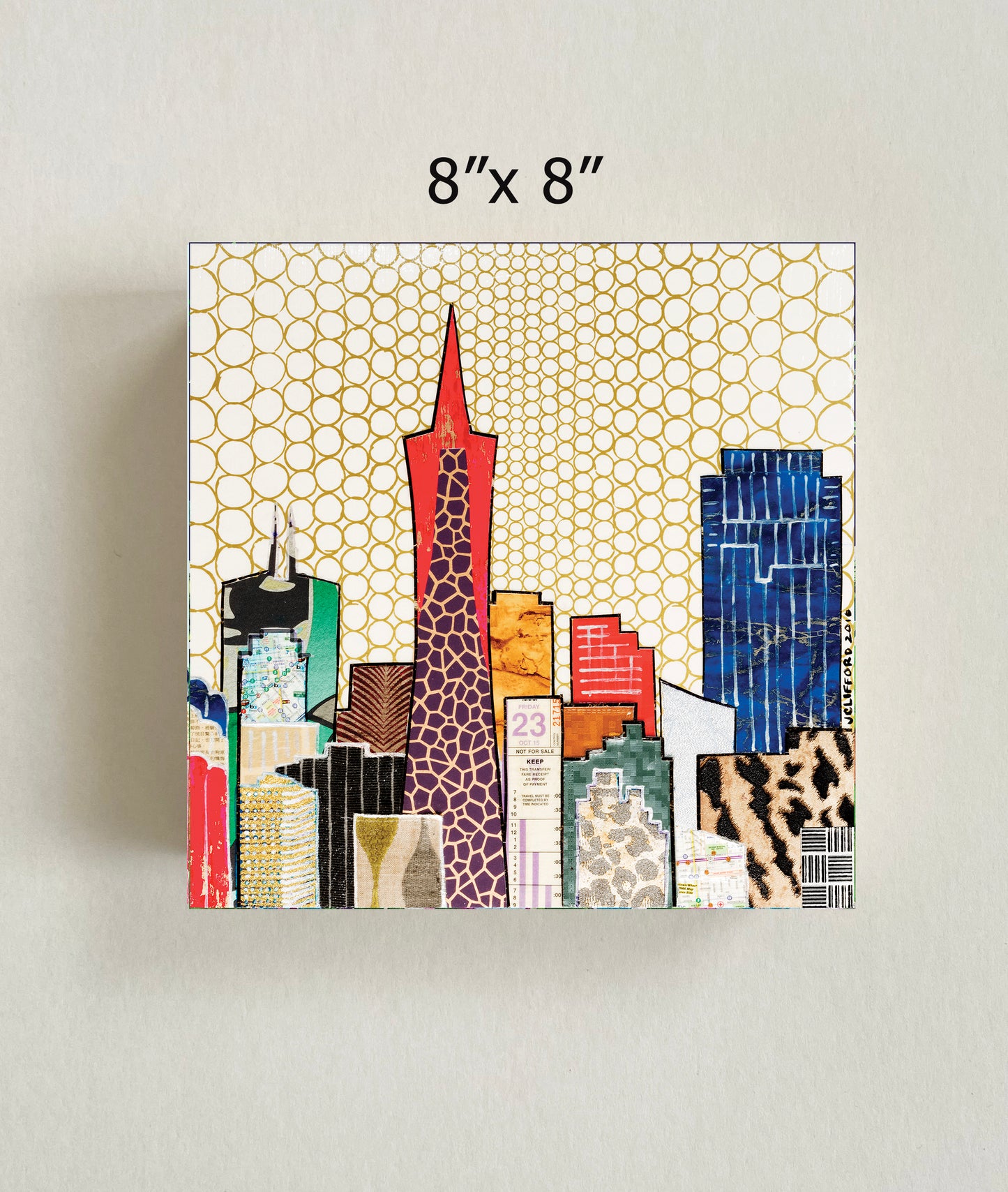 FiDi Skyline Wood Block or Art Print