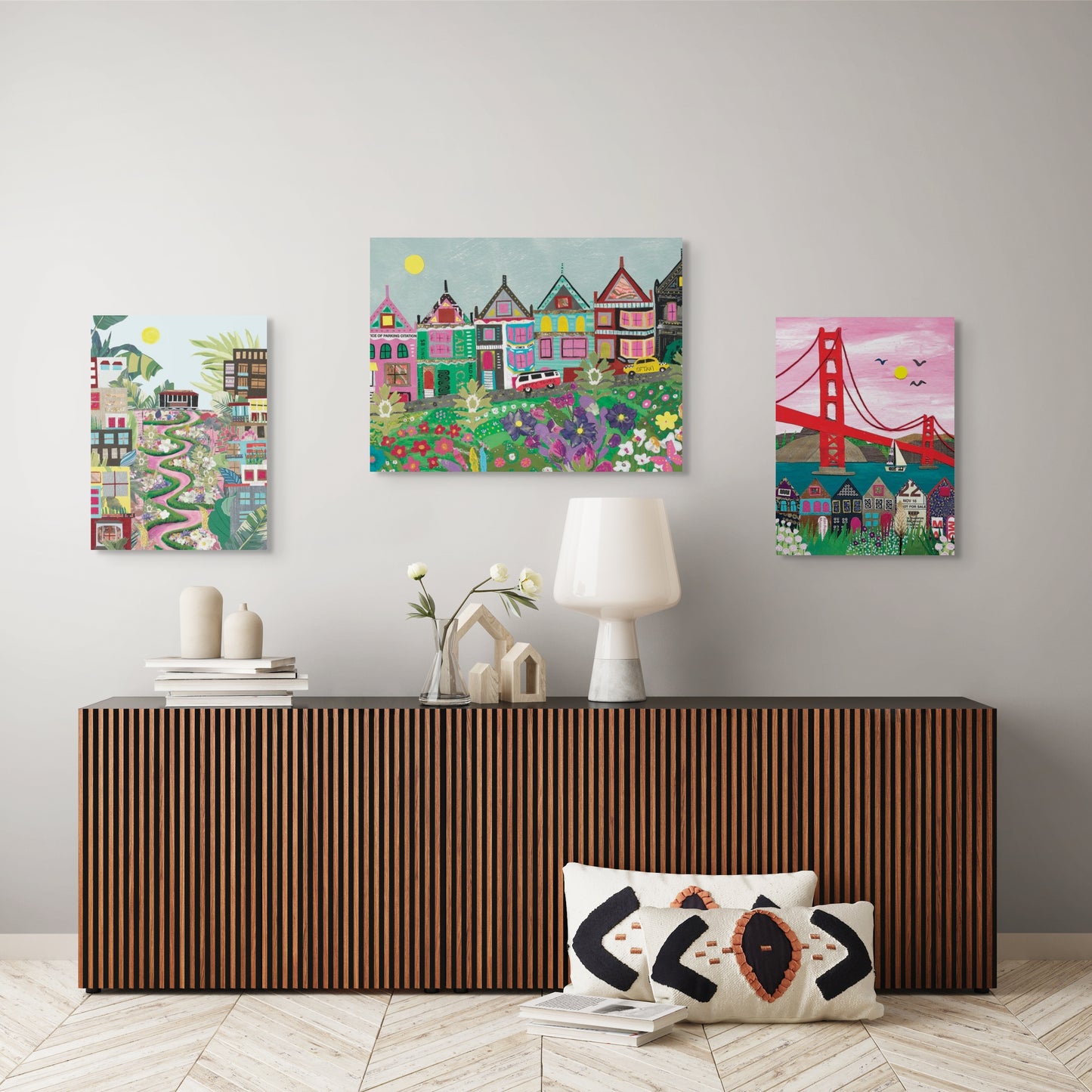The Painted Ladies – Large Scale Art Print or Canvas