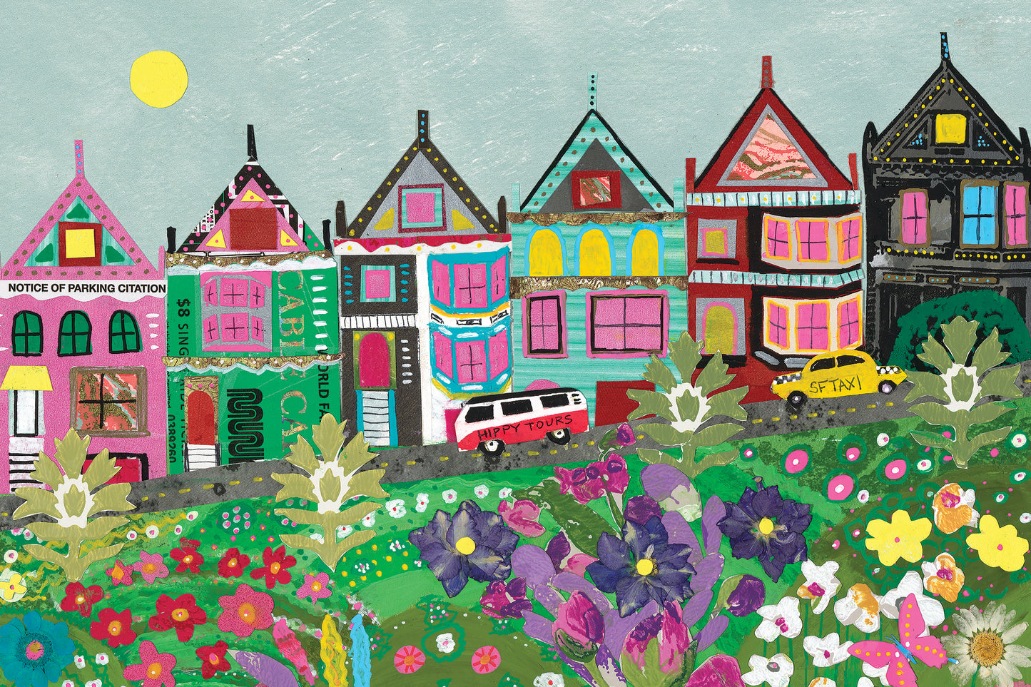 The Painted Ladies – Large Scale Art Print or Canvas