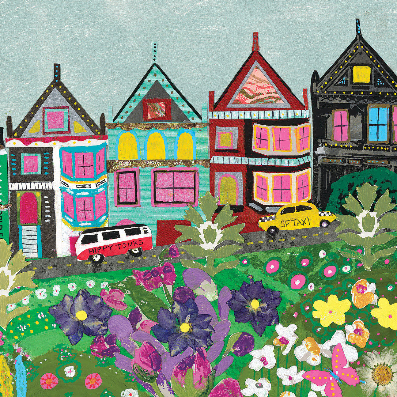 The Painted Ladies – Large Scale Art Print or Canvas