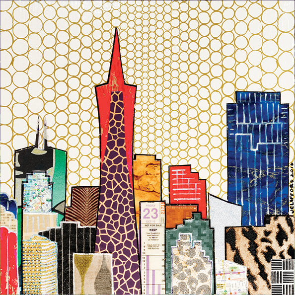 SF Skyline-- Large Scale Art Print or Canvas