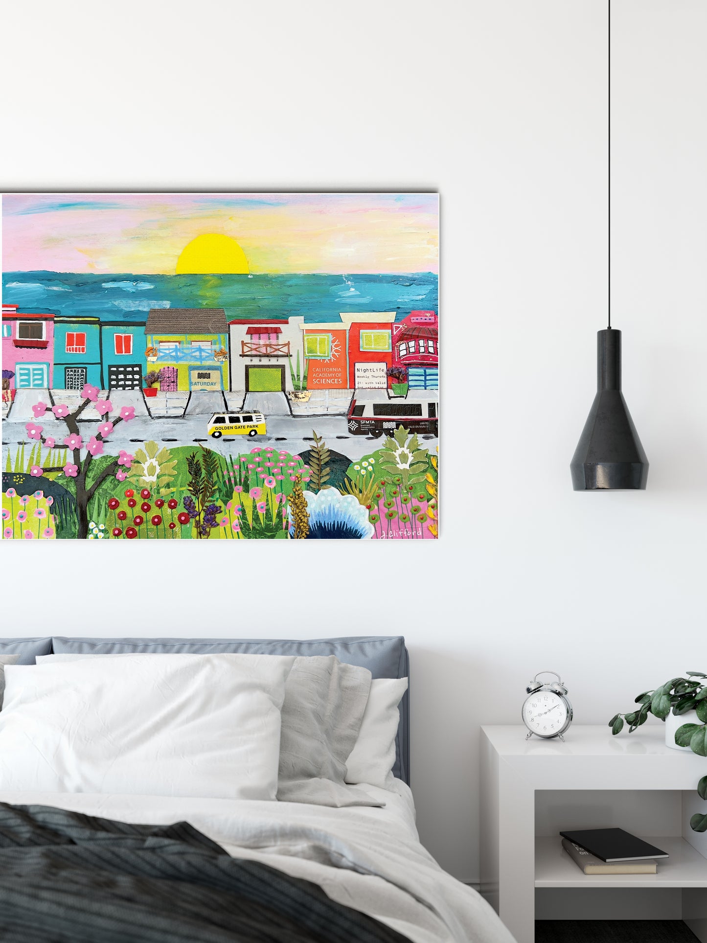 The Sunset, SF – Large Scale Art Print or Canvas