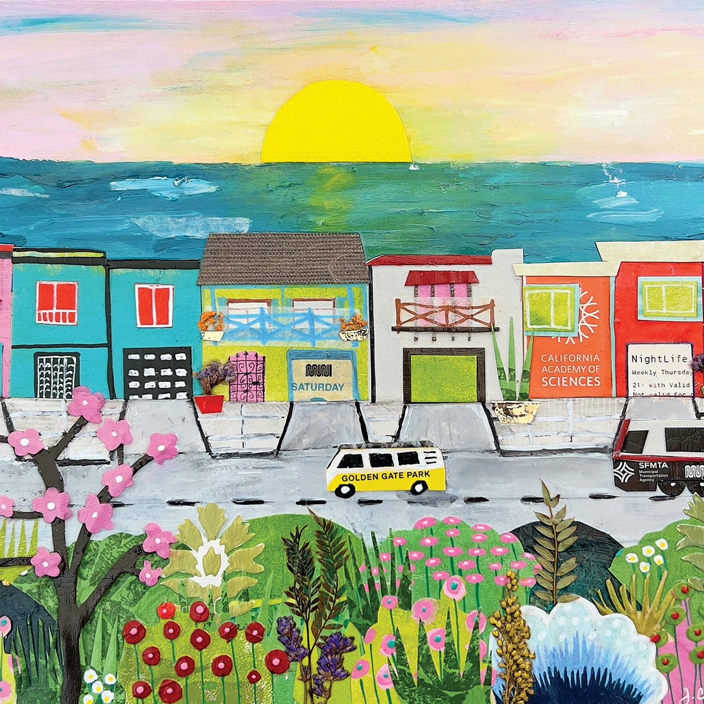 The Sunset, SF – Large Scale Art Print or Canvas