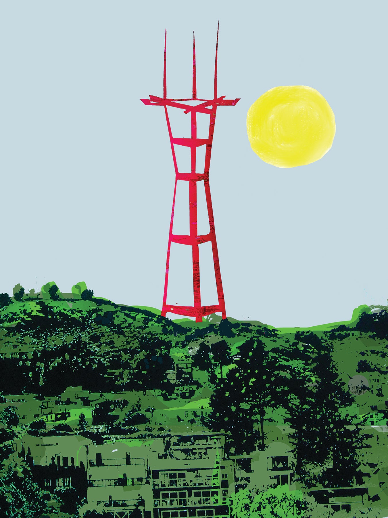 Sutro Tower– Large Scale Art Print or Canvas
