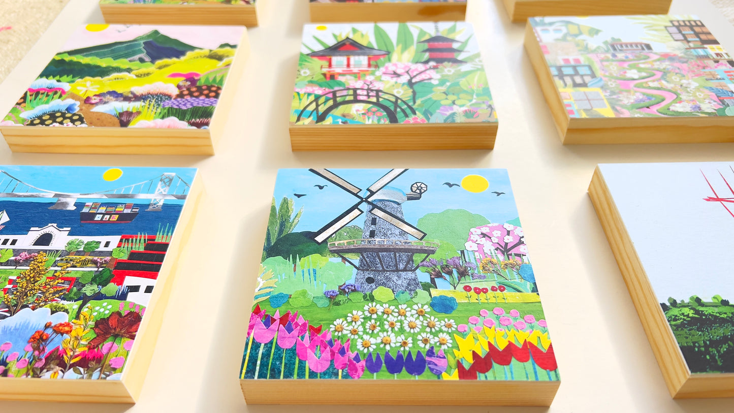 The Filbert Steps – Wood Block or Art Print