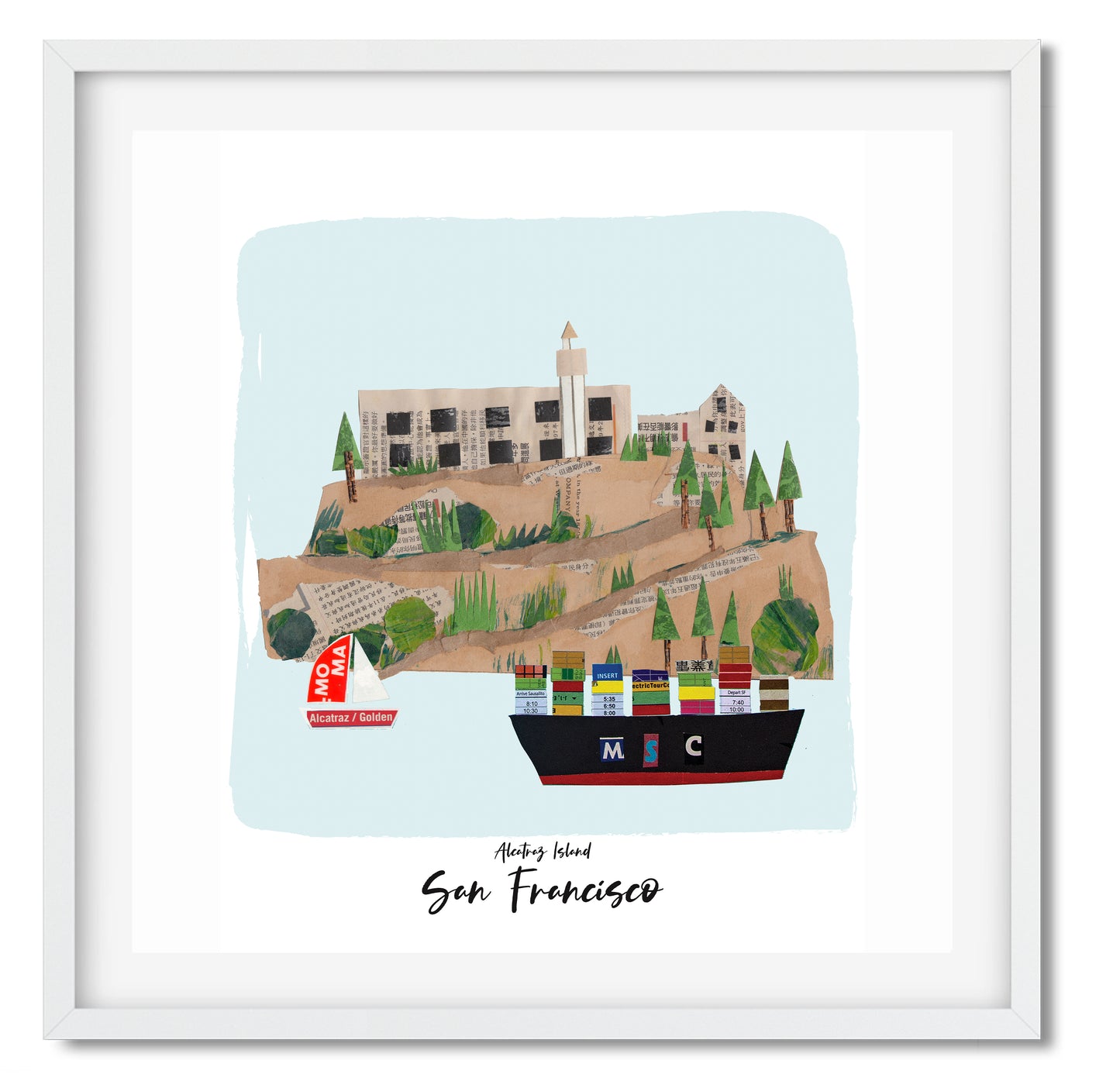 Alcatraz Island Art Print