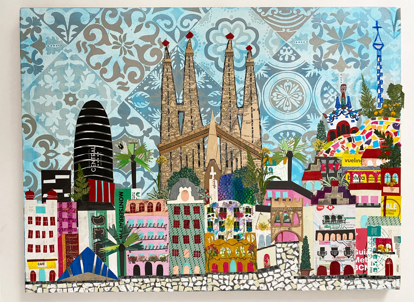 Original Artwork-BARCELONA COLLAGE