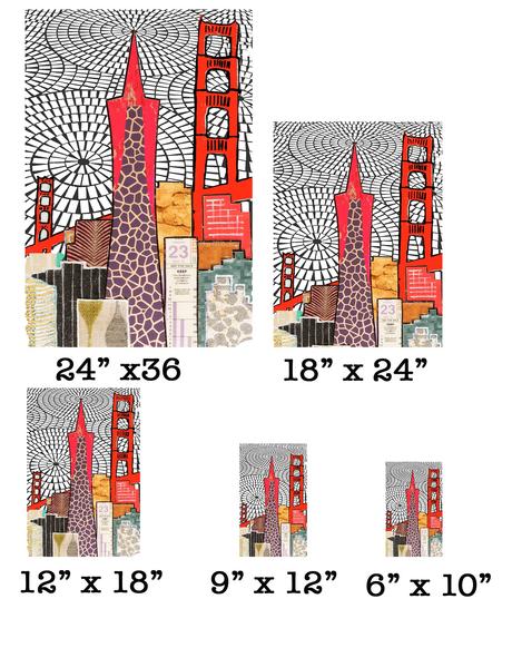 Golden Gate Bridge Collage