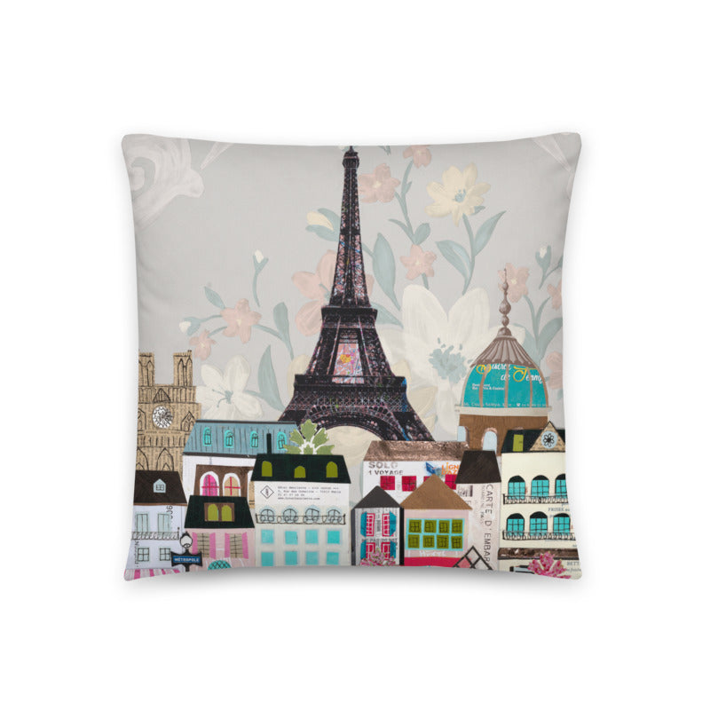 Paris Pillow Case Covers