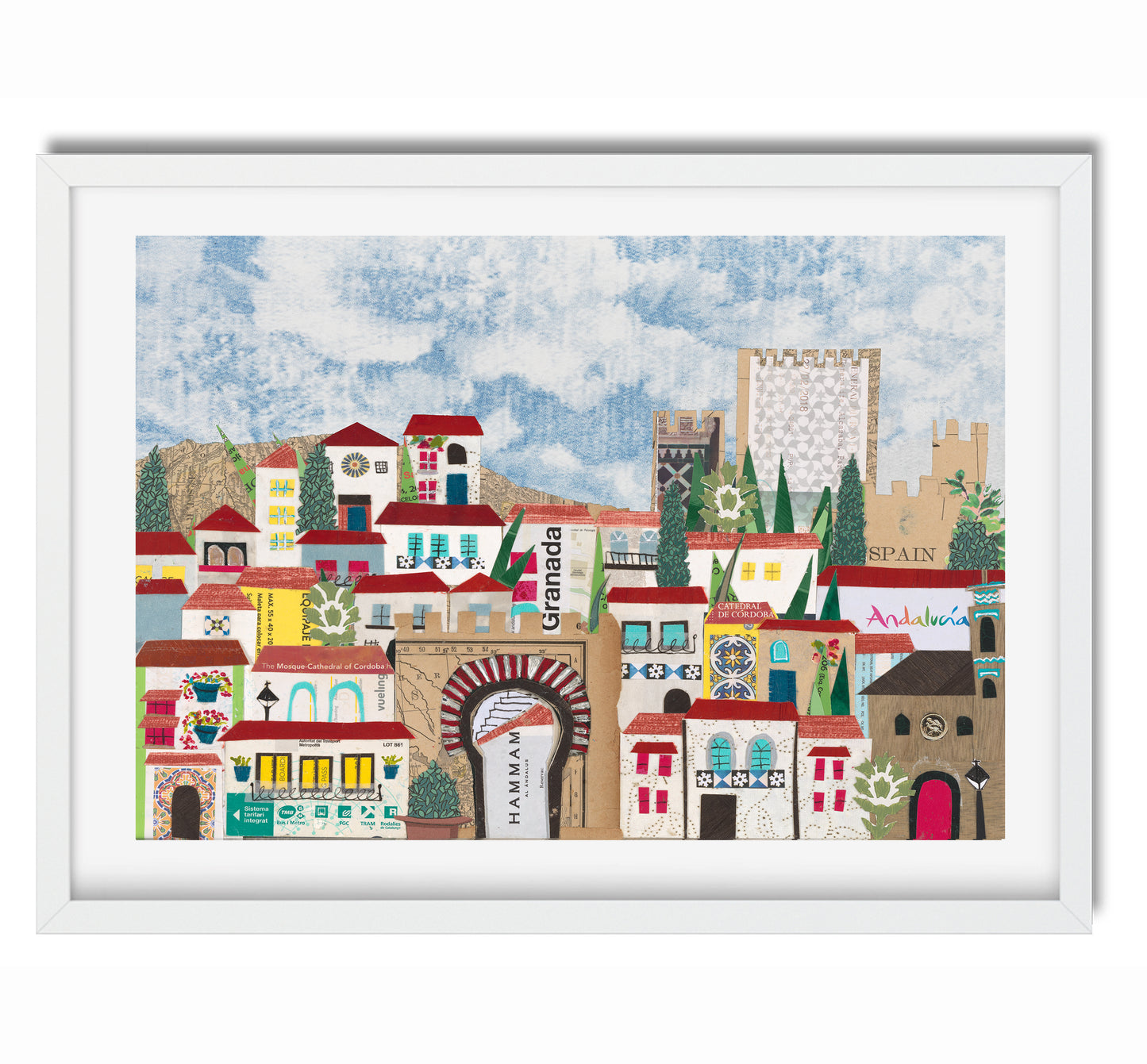 Granada, Spain Collage