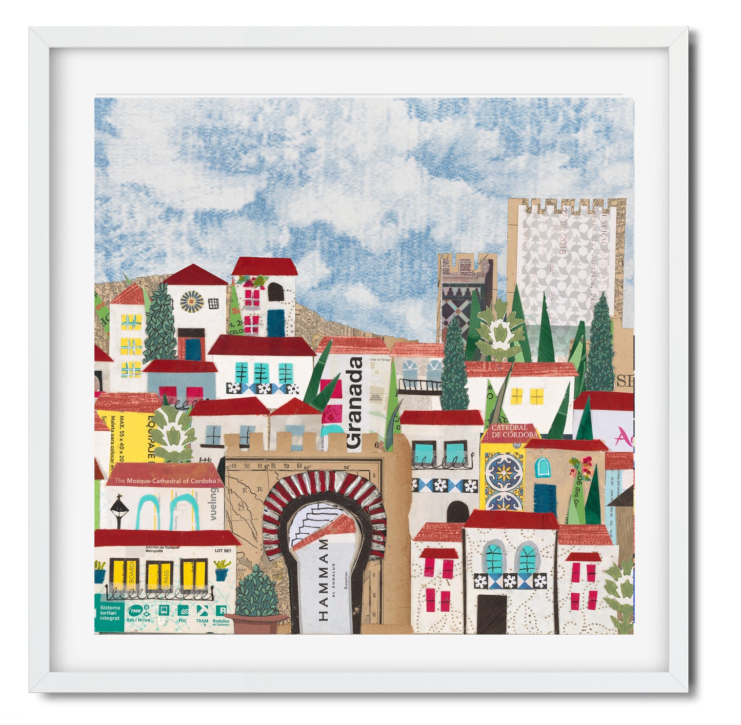 Granada, Spain Collage