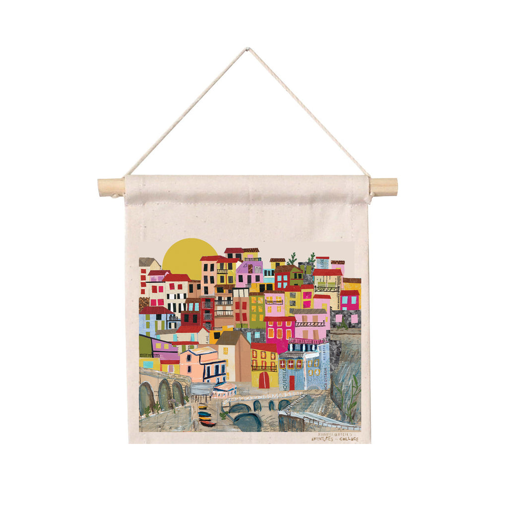 Cinque Terre Fabric Wall Hanging