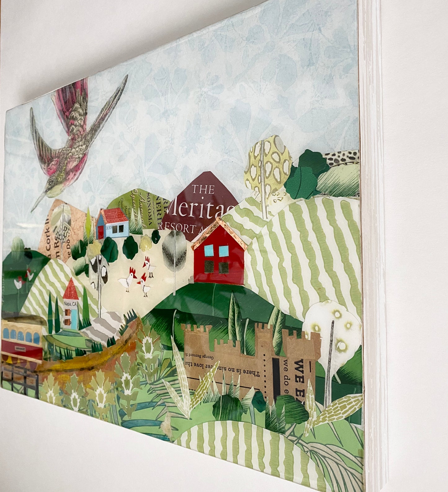 Original Artwork- NAPA VALLEY WITH RESIN