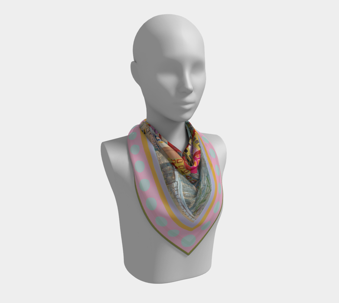 Cinque Terre Silk Scarf