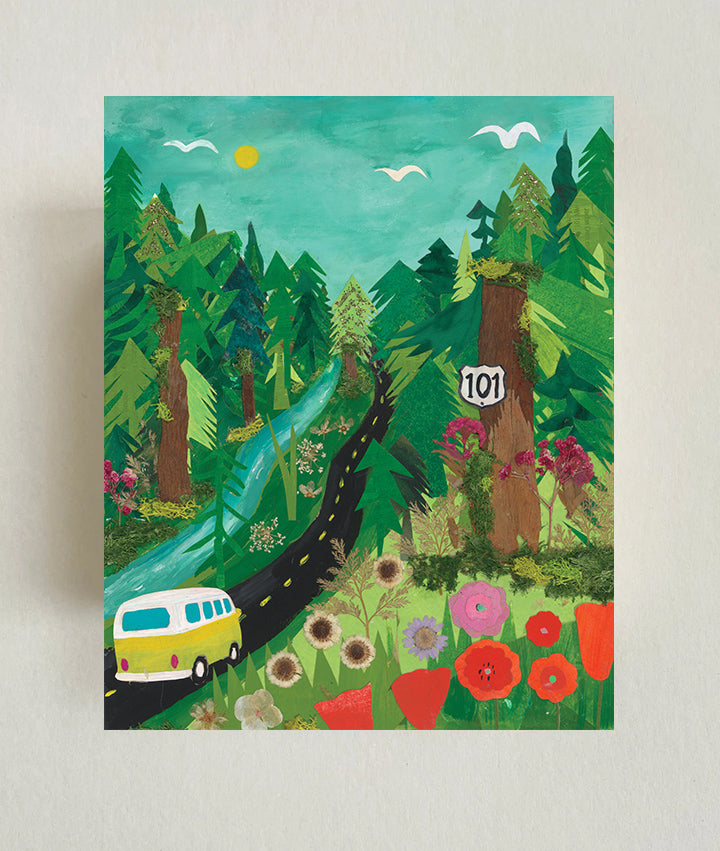 101 North – Wood Block or Art Print