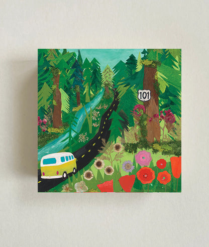 101 North – Wood Block or Art Print