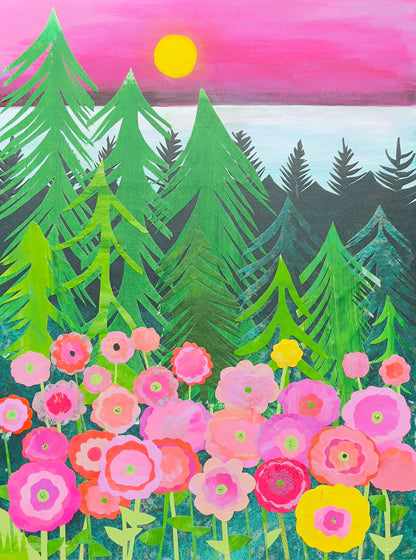Original Artwork- Washington in Bloom Collage