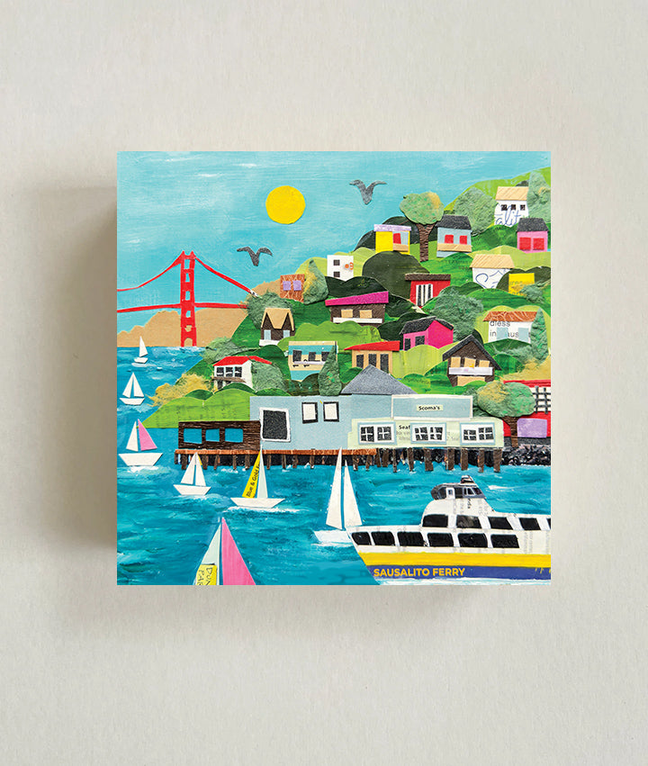 Sausalito– Wood Block or Art Print