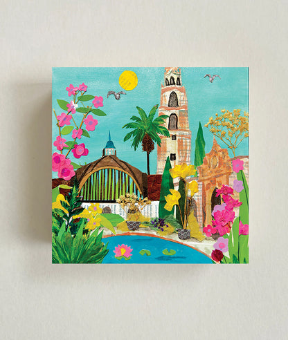 Balboa Park, San Diego – Wood Block or Art Print