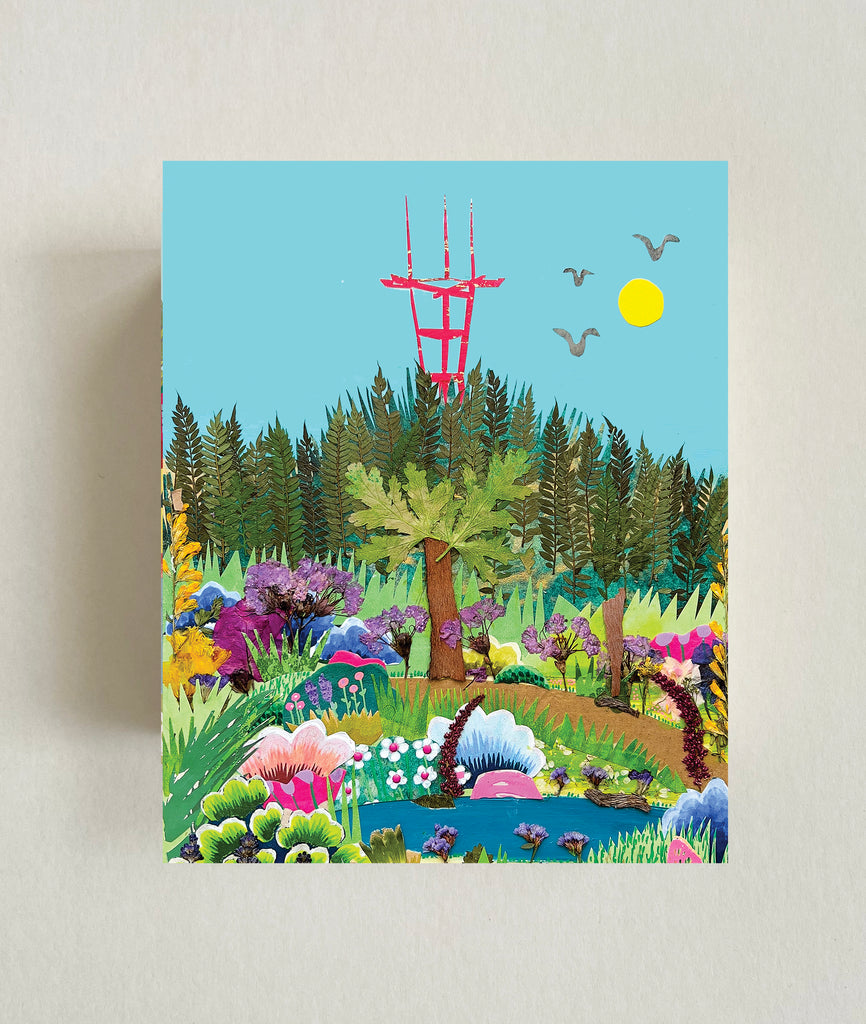 Botanical Garden Art Memory Block