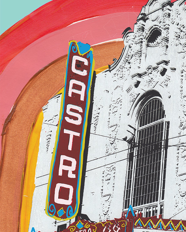 Castro Theater– Large Scale Art Print or Canvas