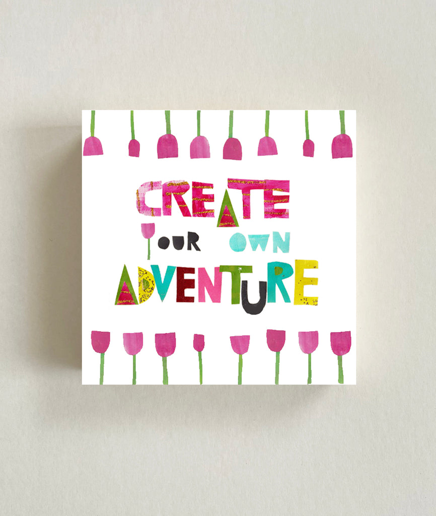 Create Your Own Adventure Wood Block