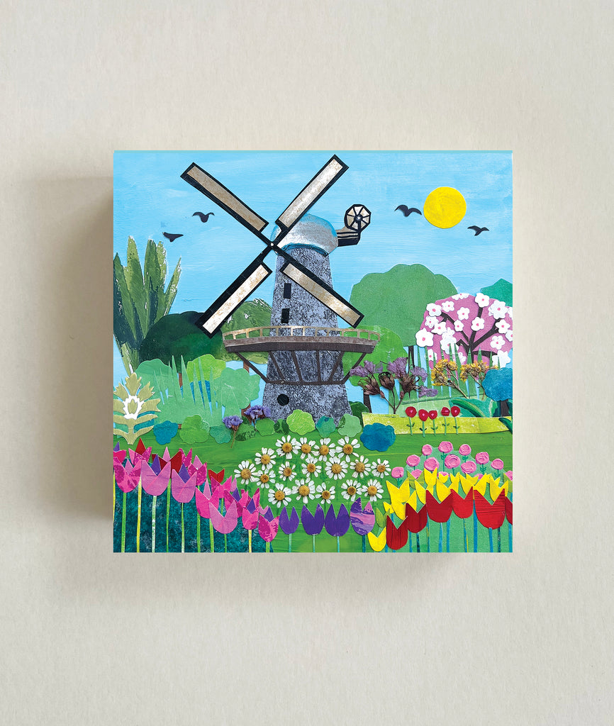 Original Artwork- The Dutch Windmill--San Francisco