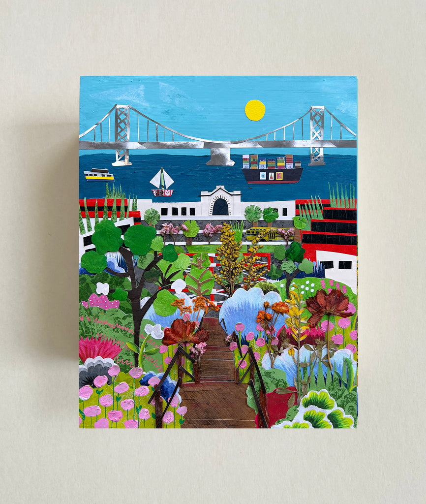 Original Artwork- The Filbert Steps--San Francisco