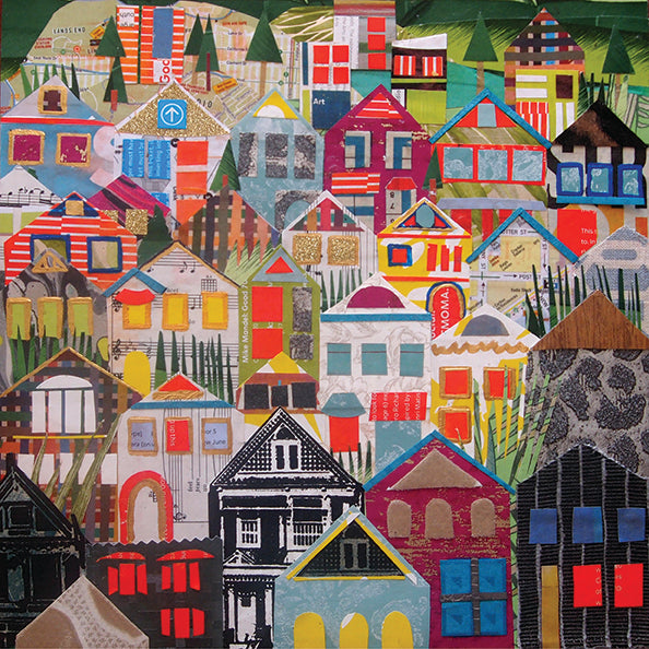 The Houses of Noe Valley– Large Scale Art Print or Canvas