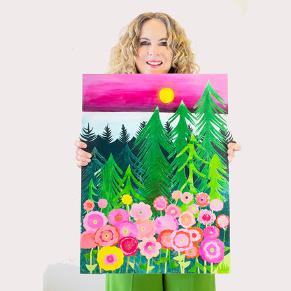 Original Artwork- Washington in Bloom Collage