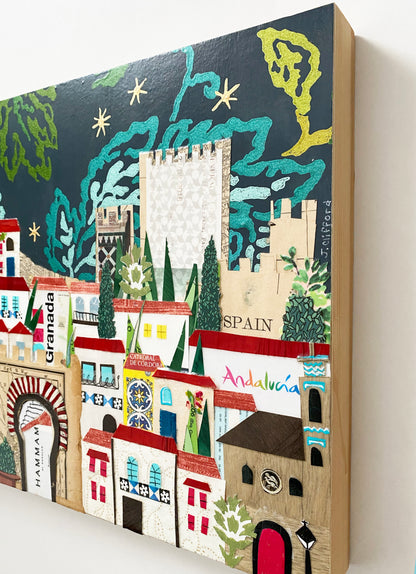 Original Artwork--GRANADA COLLAGE