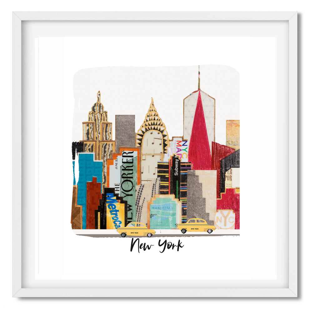 NYC Collage Art Print