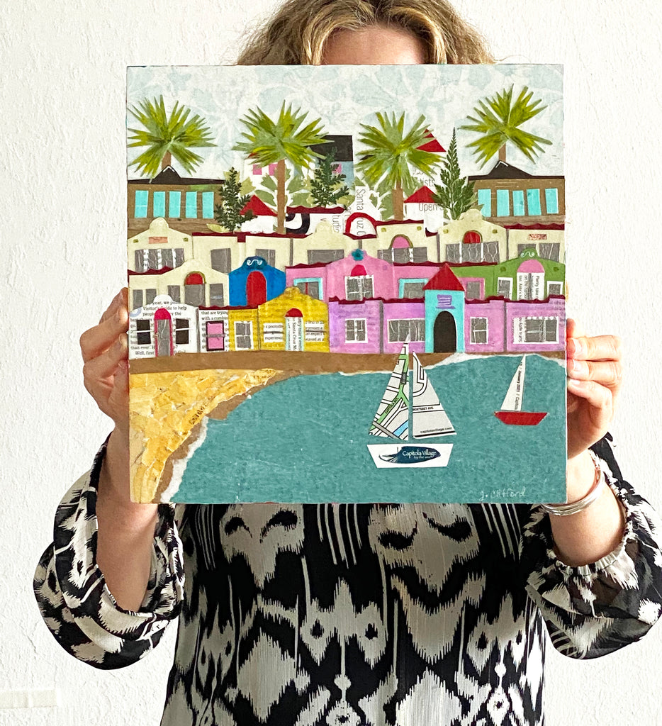 Original Artwork-CAPITOLA COLLAGE