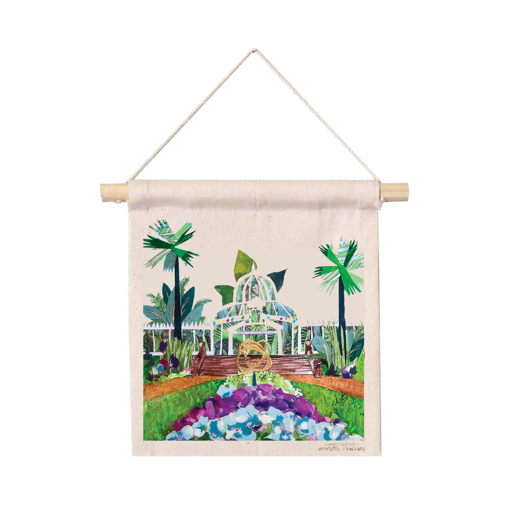 Conservatory of Flowers Fabric Wall Hanging