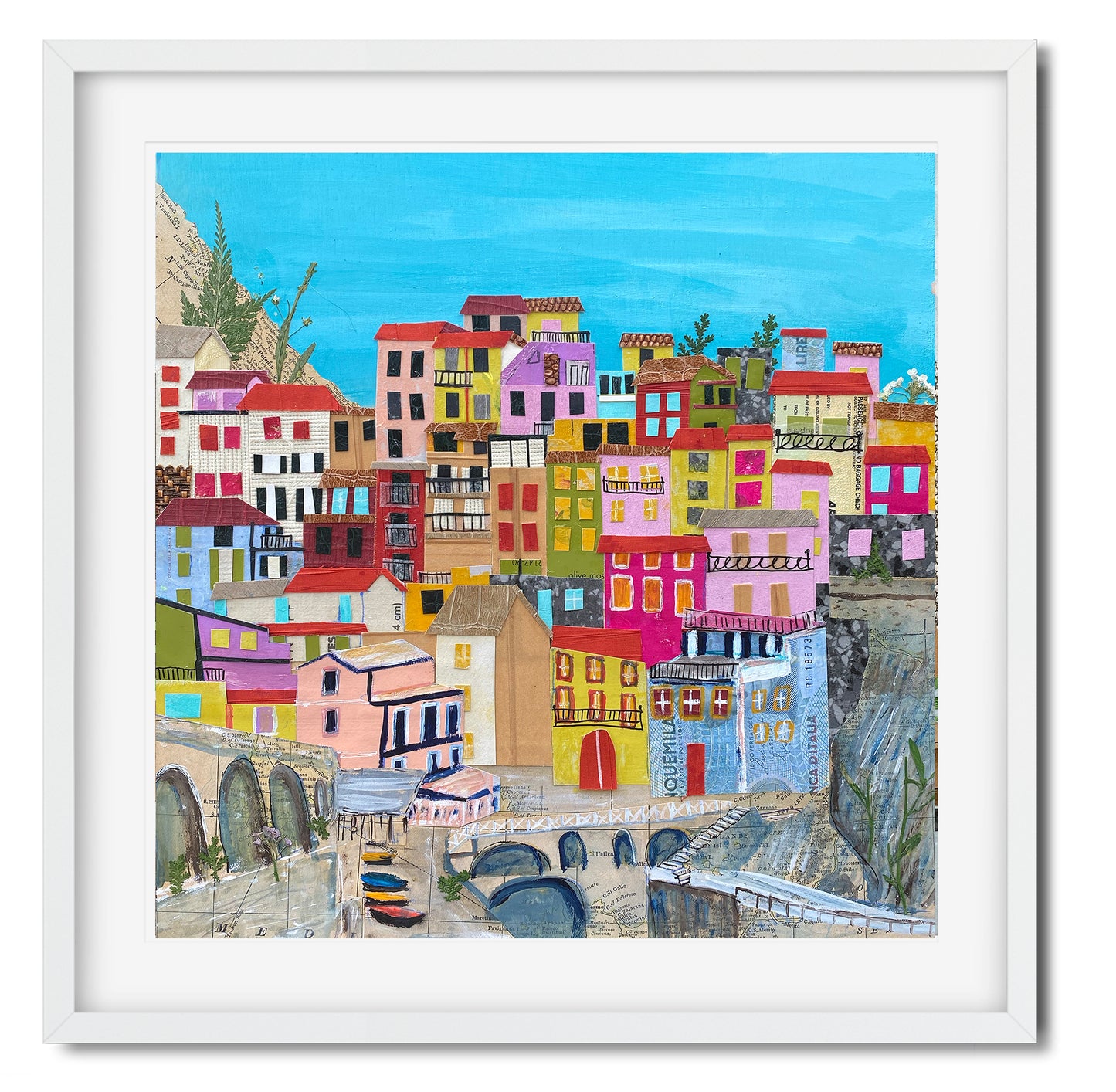 Cinque Terre Collage