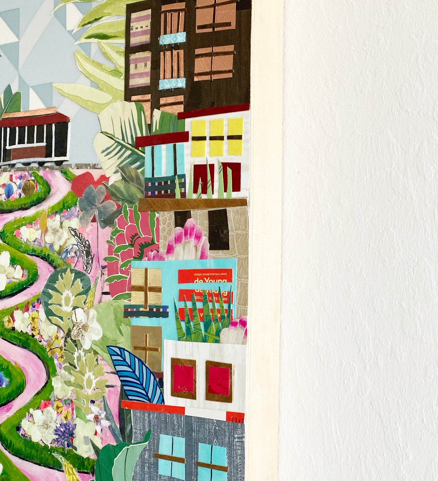 Original Artwork- LOMBARD STREET COLLAGE