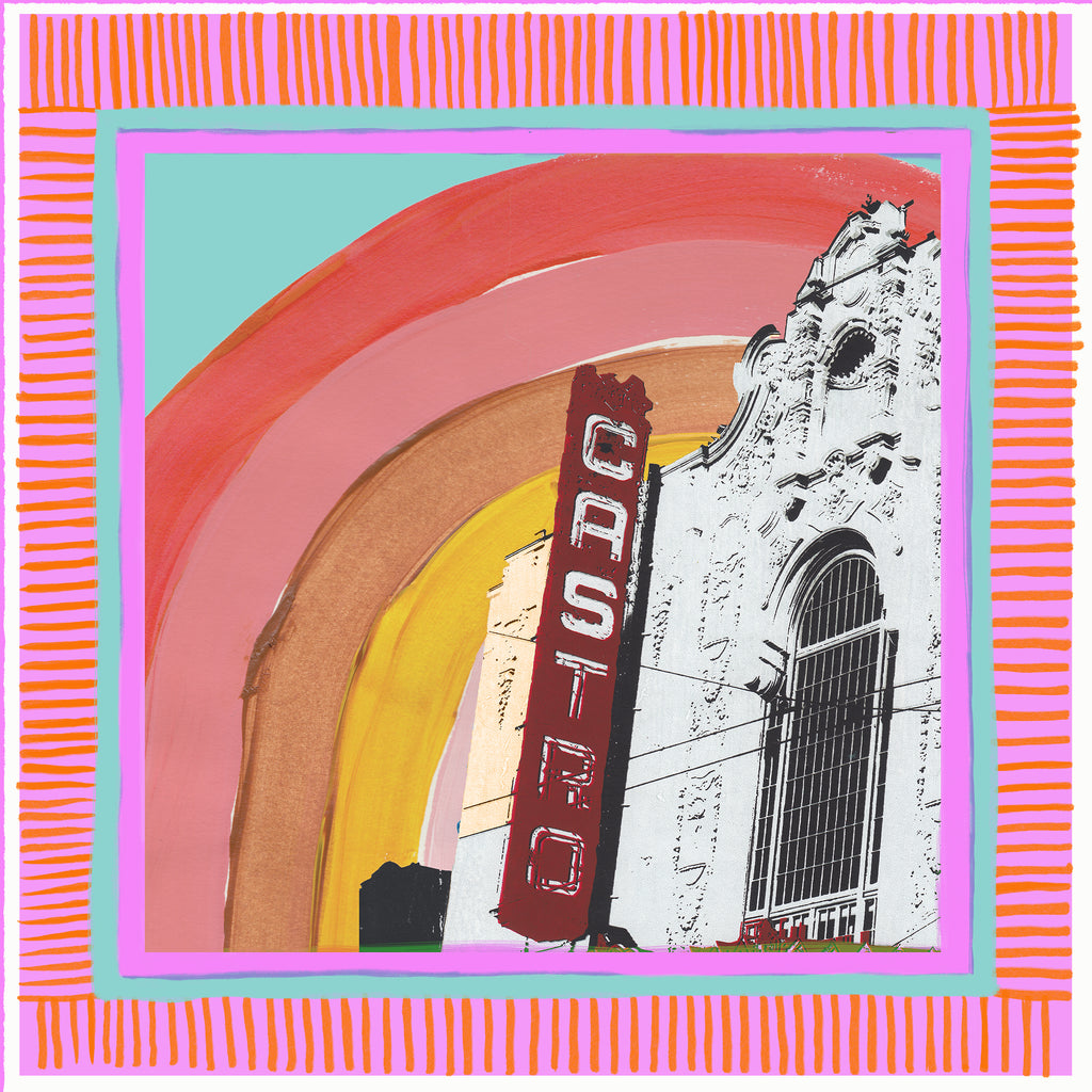 Castro Theater Silk Scarf