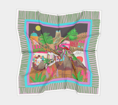 Morocco Silk Scarf
